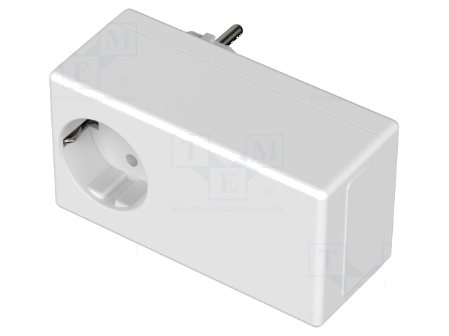 Behuizing: voor voedingseenheid; X: 65mm; Y: 120mm; Z: 50mm; wit Behuizing: voor voedingseenheid; X: 65mm; Y: 120mm; Z: 50mm; wit